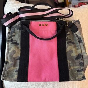 Pretty Simple camouflage and pink bag